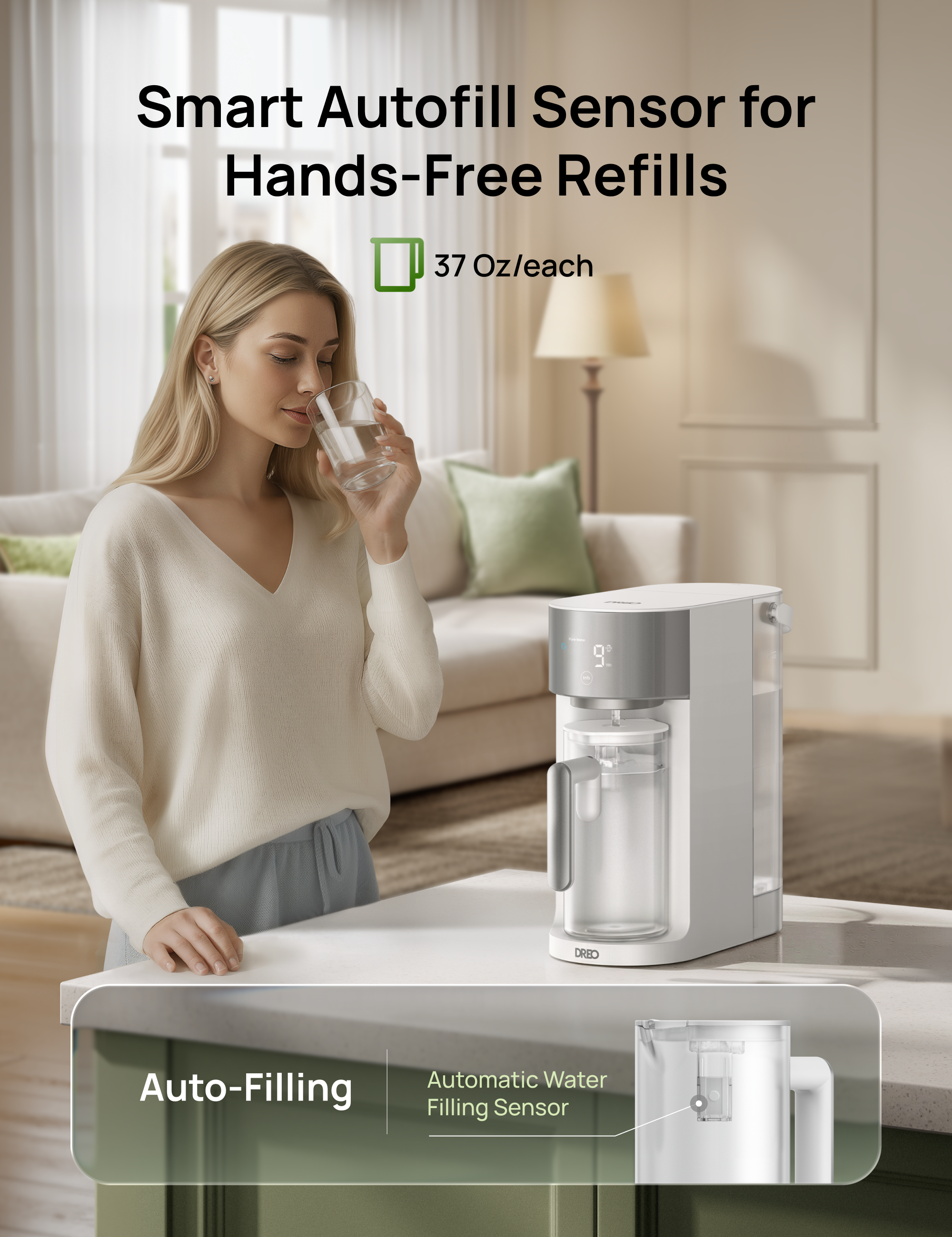 dreo-autofill-water-pitcher-ersatzkaraffe-f-r-112-113-114-115 image 2