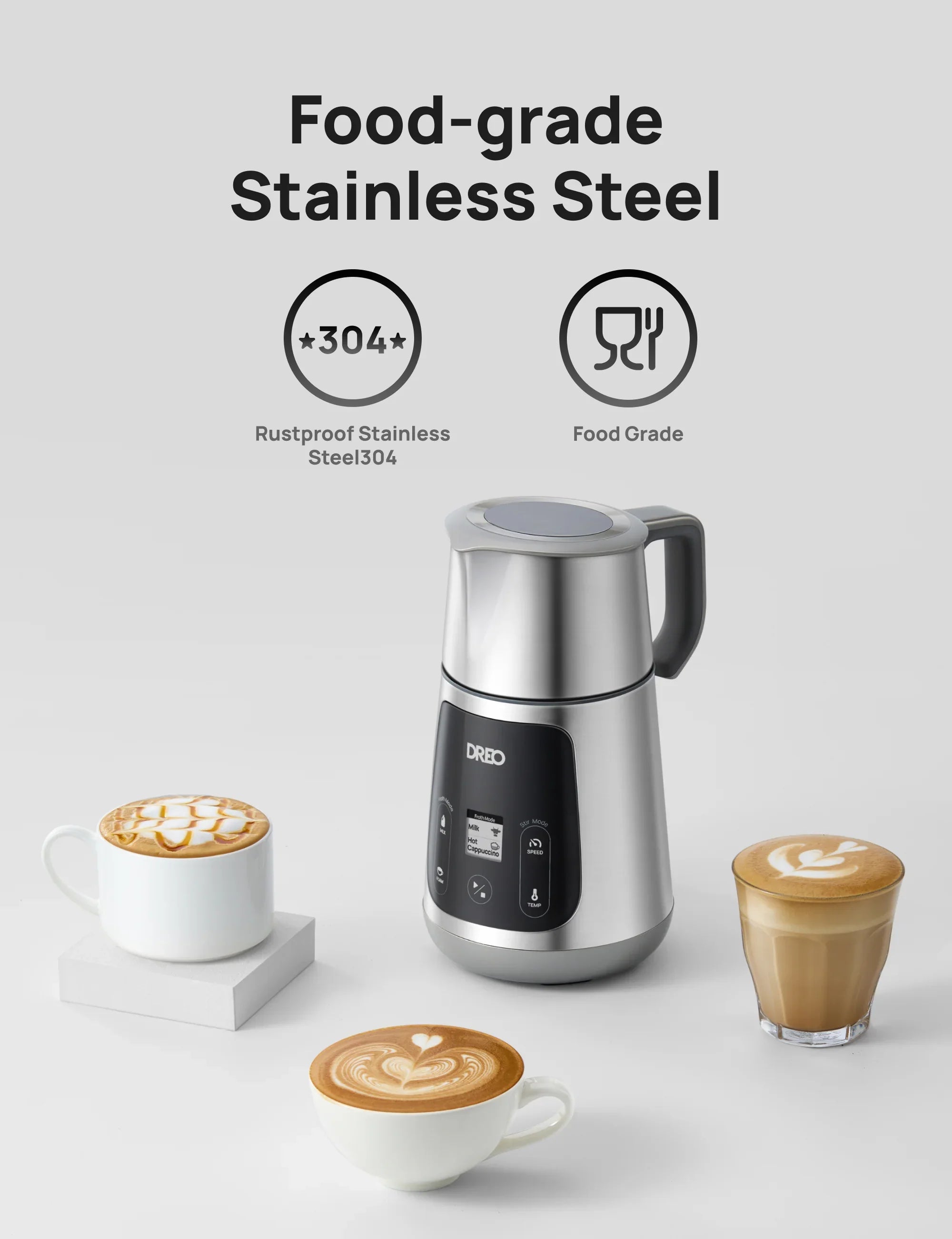 dreo-baristamaker-milchaufsch-umer-ersatz-kanne-450ml image 7