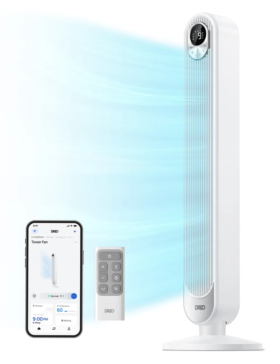 dreo-518s-turmventilator-smart-wifi-28-ft-s image 1