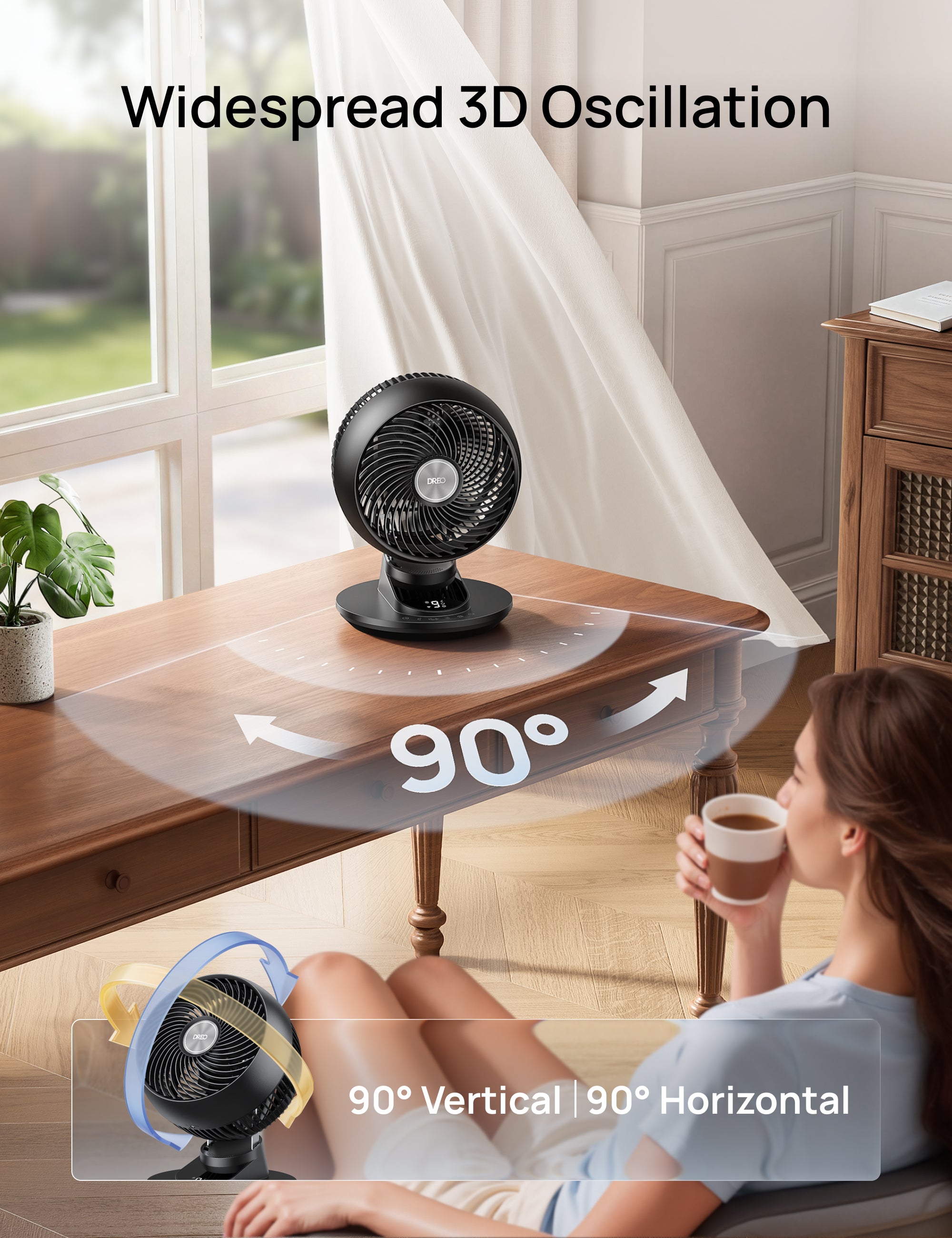 dreo-turbopoly-tischventilator-565s-smart-30-cm image 3