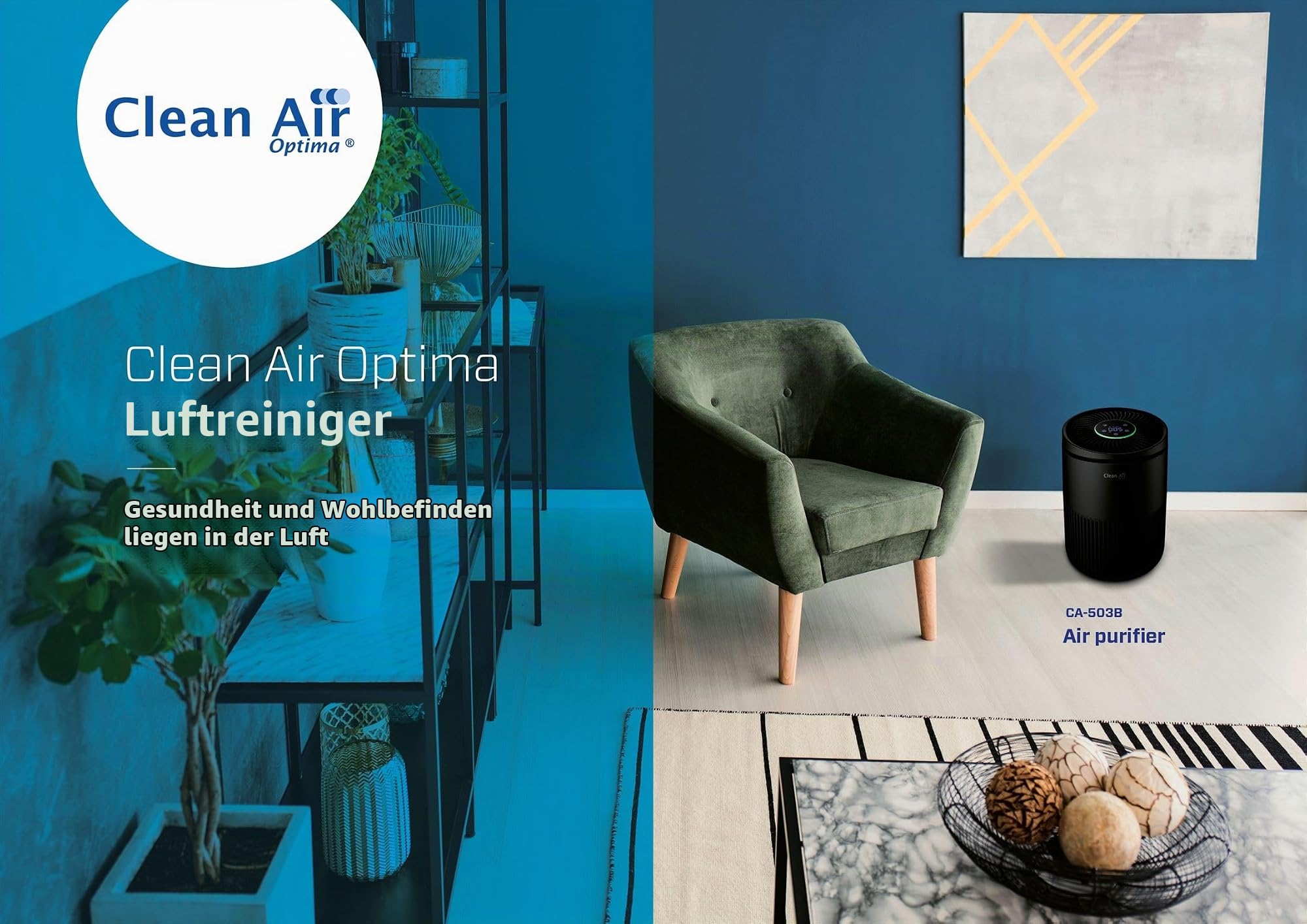 clean-air-optima-ca-503b-compact-smart-luftreiniger-hepa-uv-led image 8