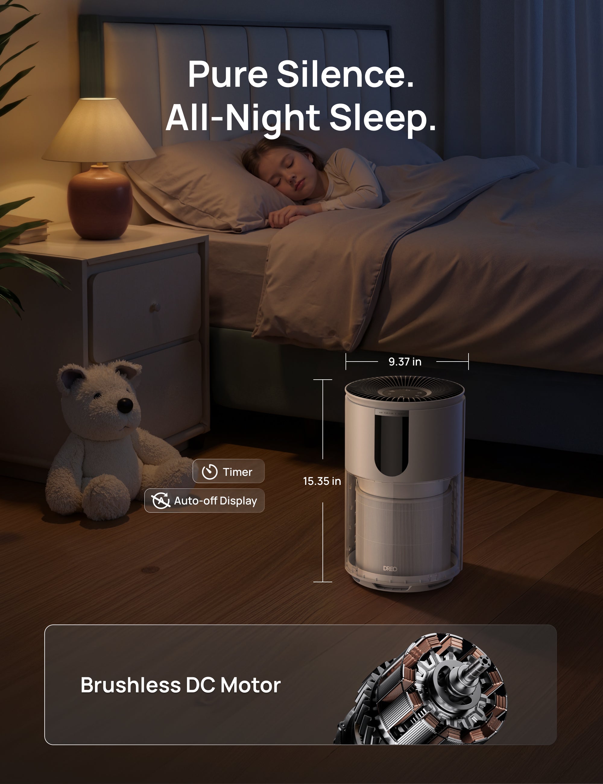 dreo-air-purifier-539s-luftreiniger-hepa image 4