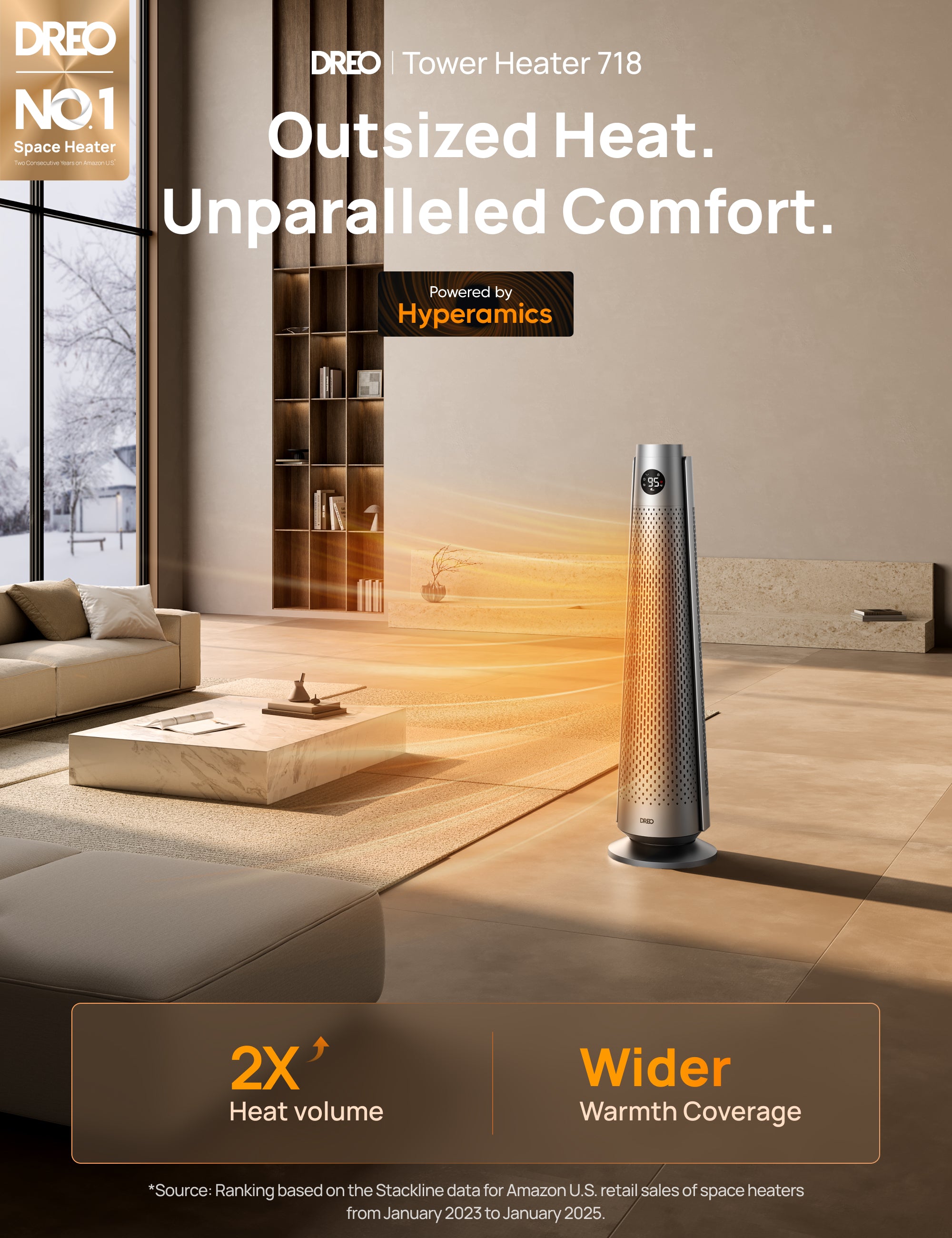 dreo-tower-heater-718-735s-smart-luftbefeuchter-11l-bundle image 4