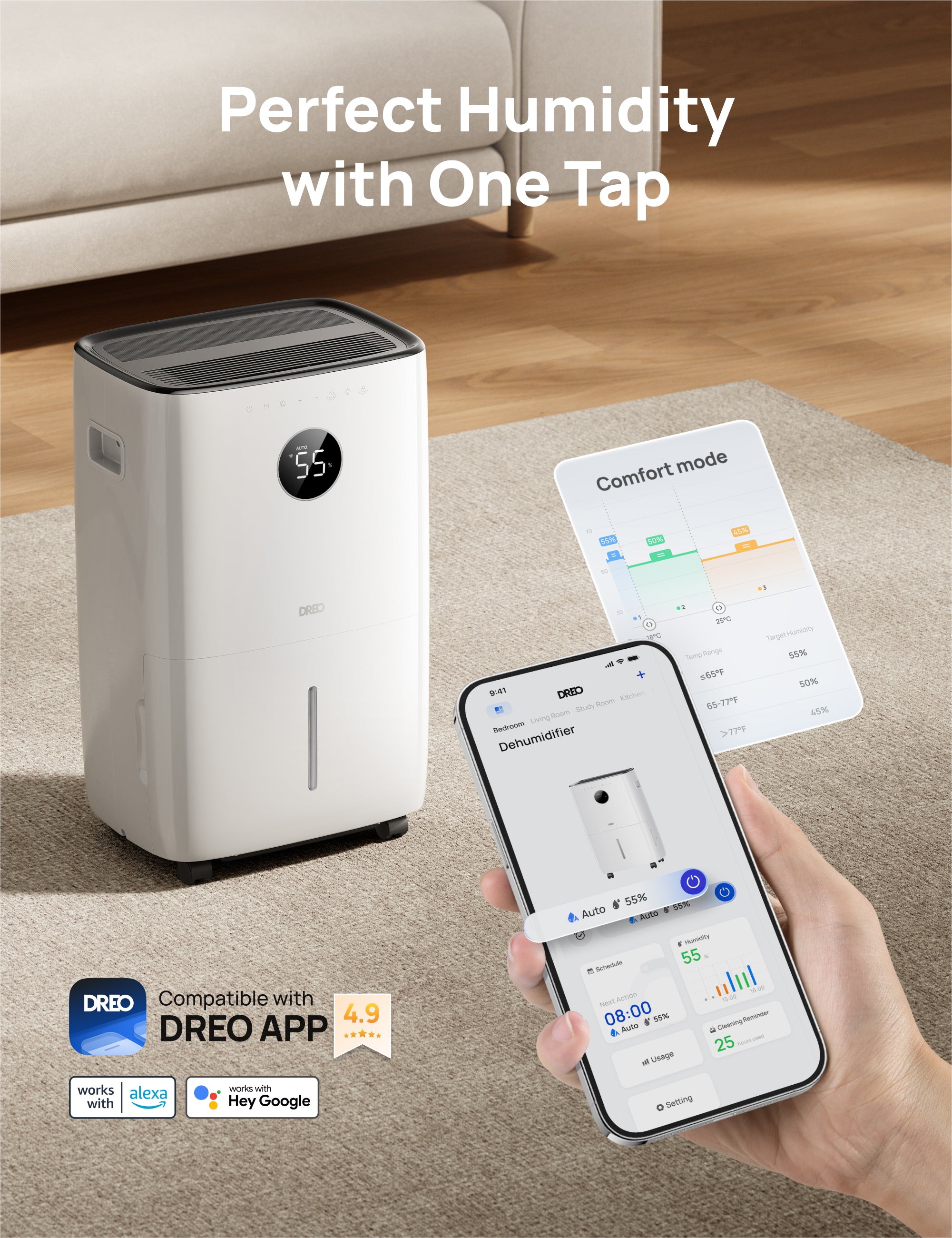 dreo-dehumidifier-711s-luftentfeuchter-smart image 6