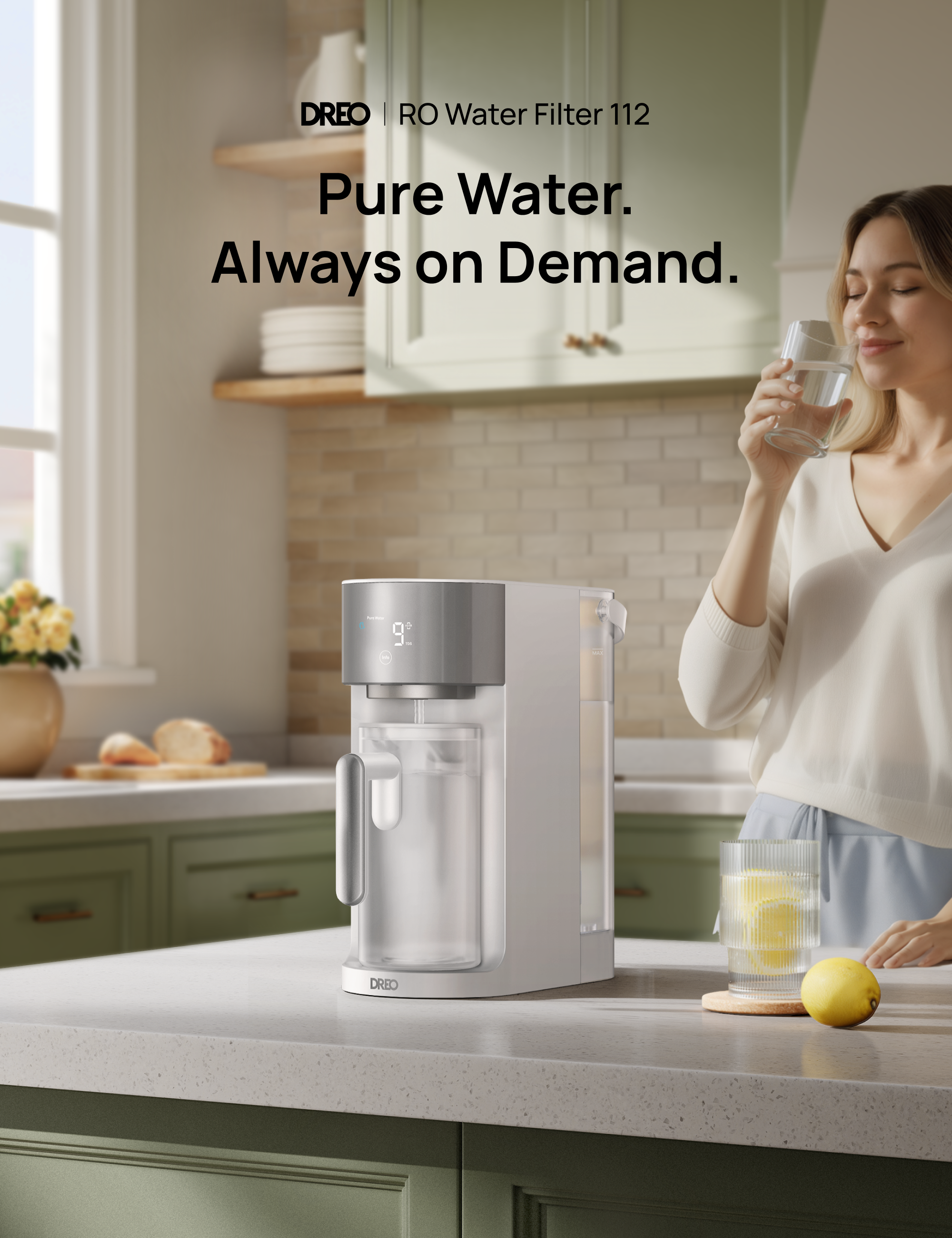 dreo-ro-water-filter-112-umkehrosmose-filter-mit-ersatzfilter image 2