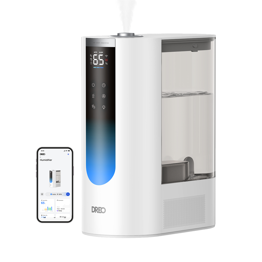 dreo-smart-humidifier-813s-6l-luftbefeuchter-mit-warm-und-kaltnebel image 1