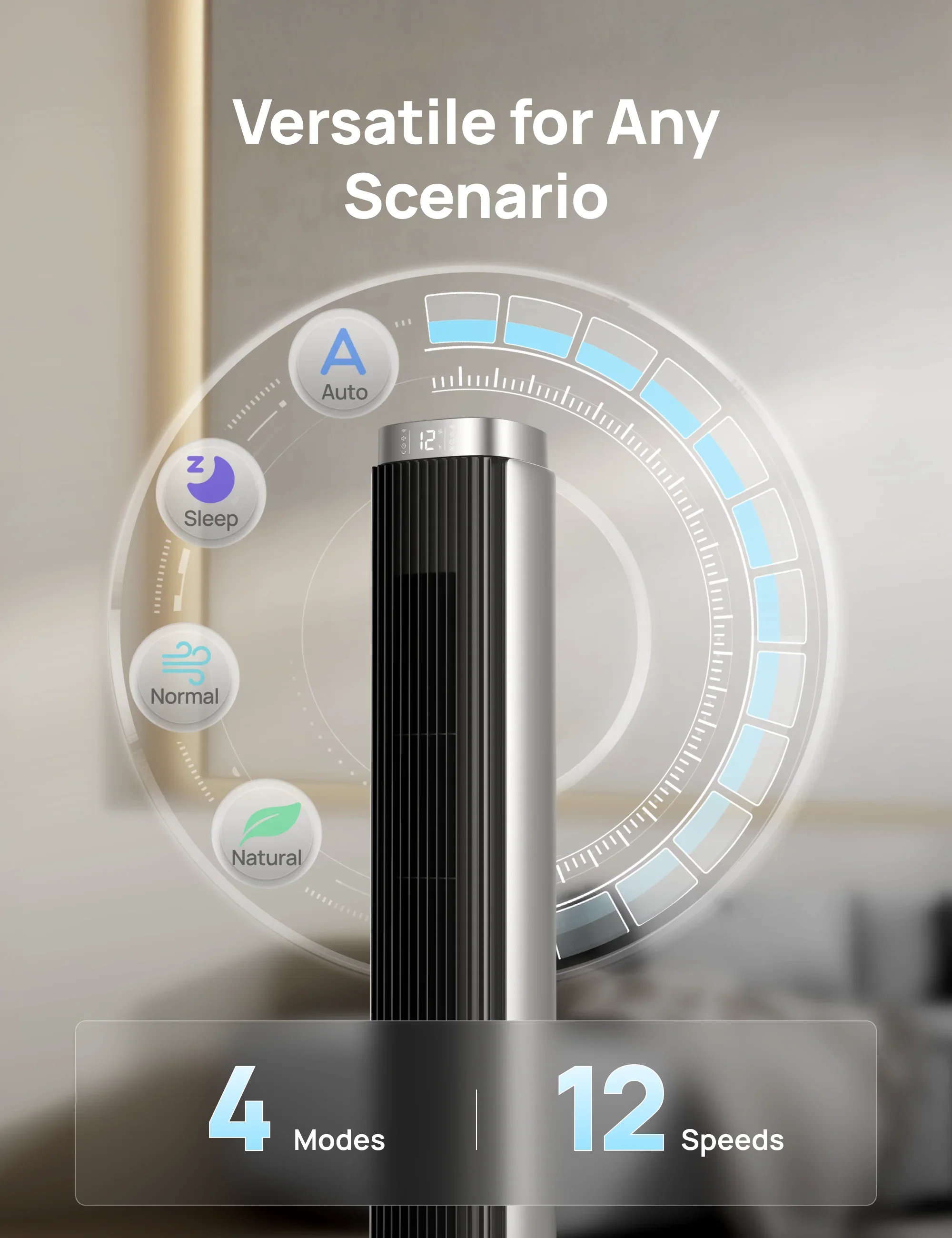 dreo-smart-tower-fan-pilot-pro-s-turmventilator image 3
