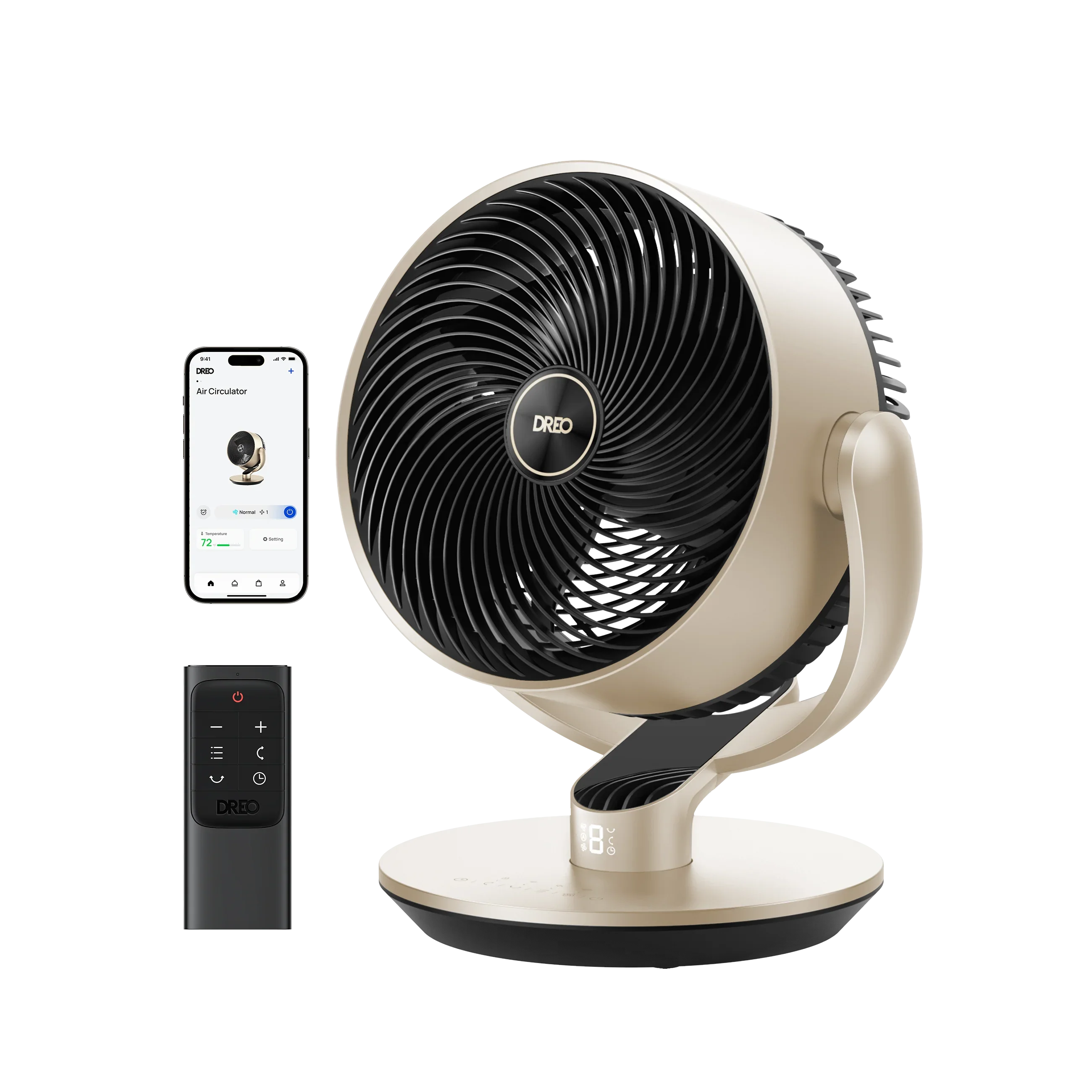 dreo-turbopoly-table-fan-714s-tischventilator image 2