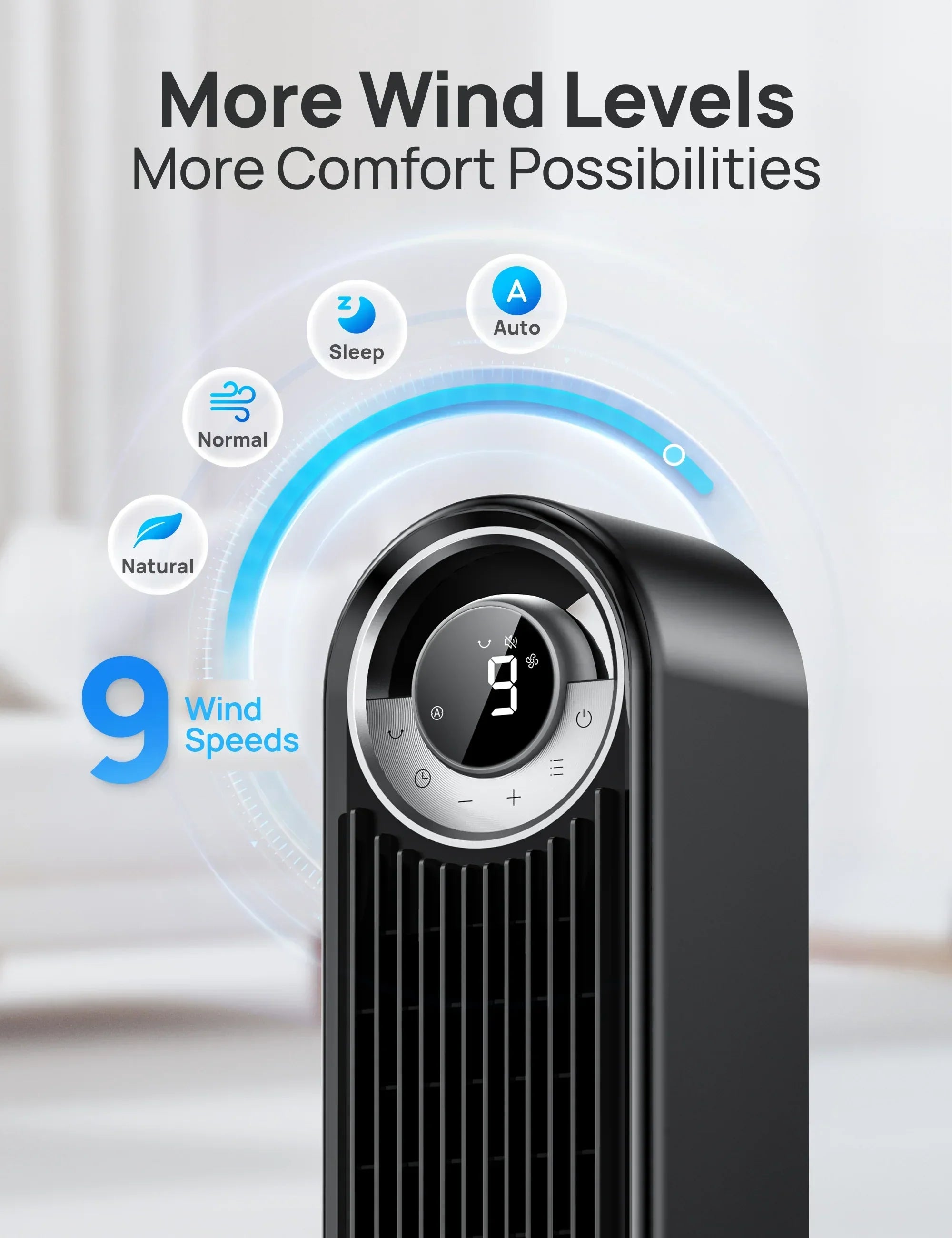 dreo-tower-fan-519-turmventilator-42-zoll-dc-9-stufen image 4