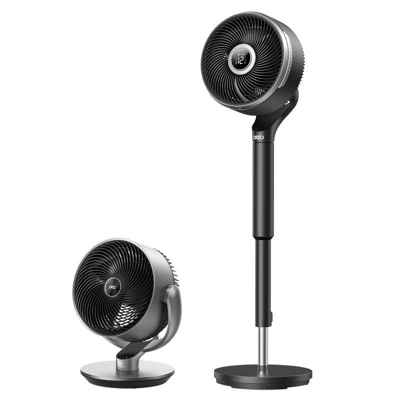 dreo-turbopoly-fan-765s-table-fan-714s-ventilator-set image 1