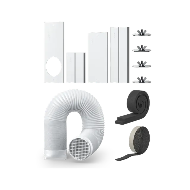 dreo-portable-air-conditioner-single-hose-kit-fensterkit image 1