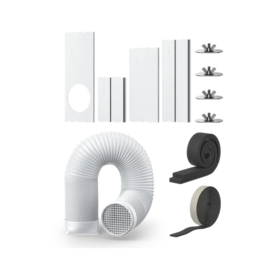 dreo-portable-air-conditioner-single-hose-kit-fensterkit image 1