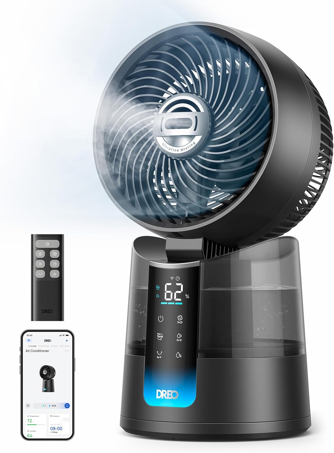 dreo-turbocool-misting-fan-516s-nebelventilator image 2