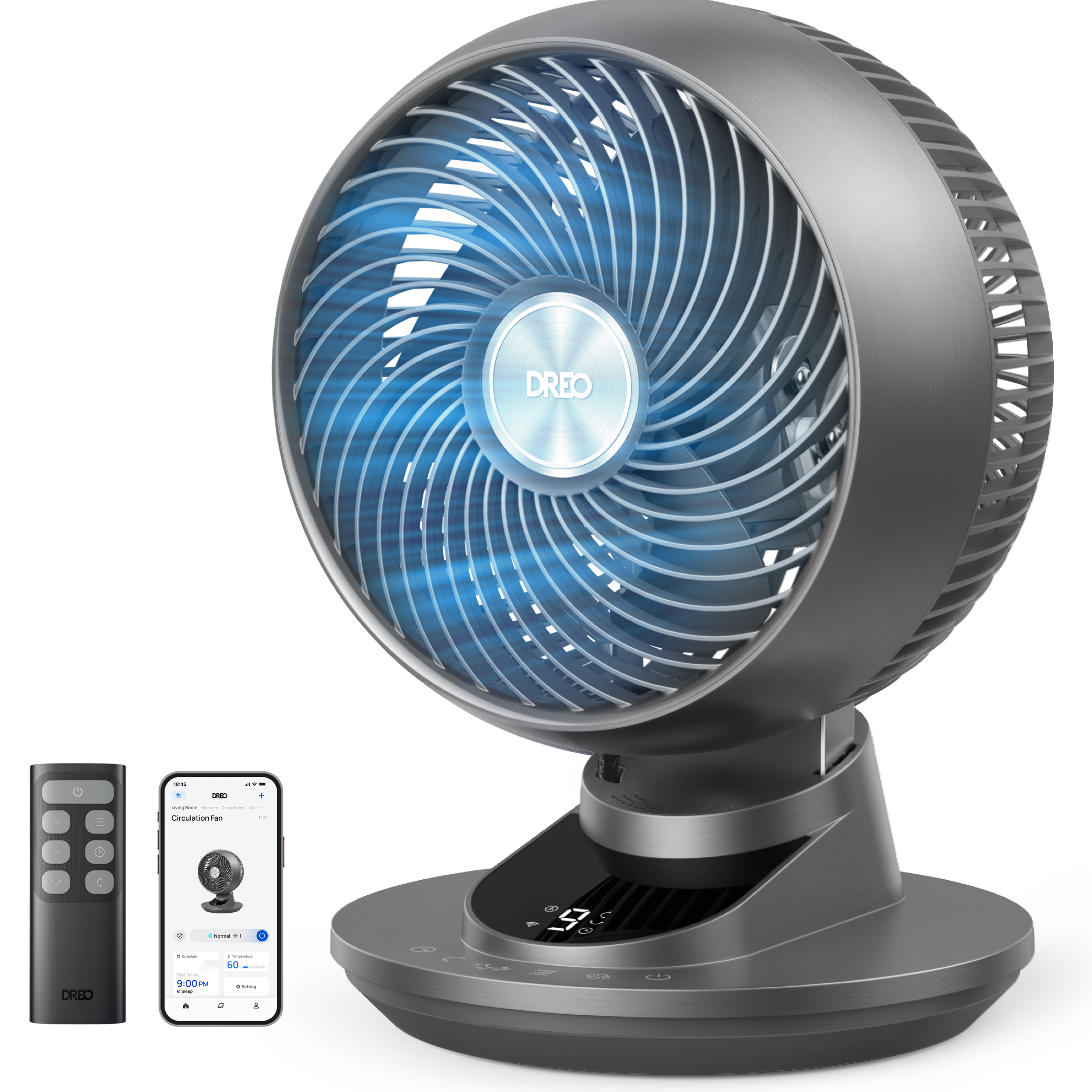 dreo-turbopoly-tischventilator-565s-smart-30-cm image 8