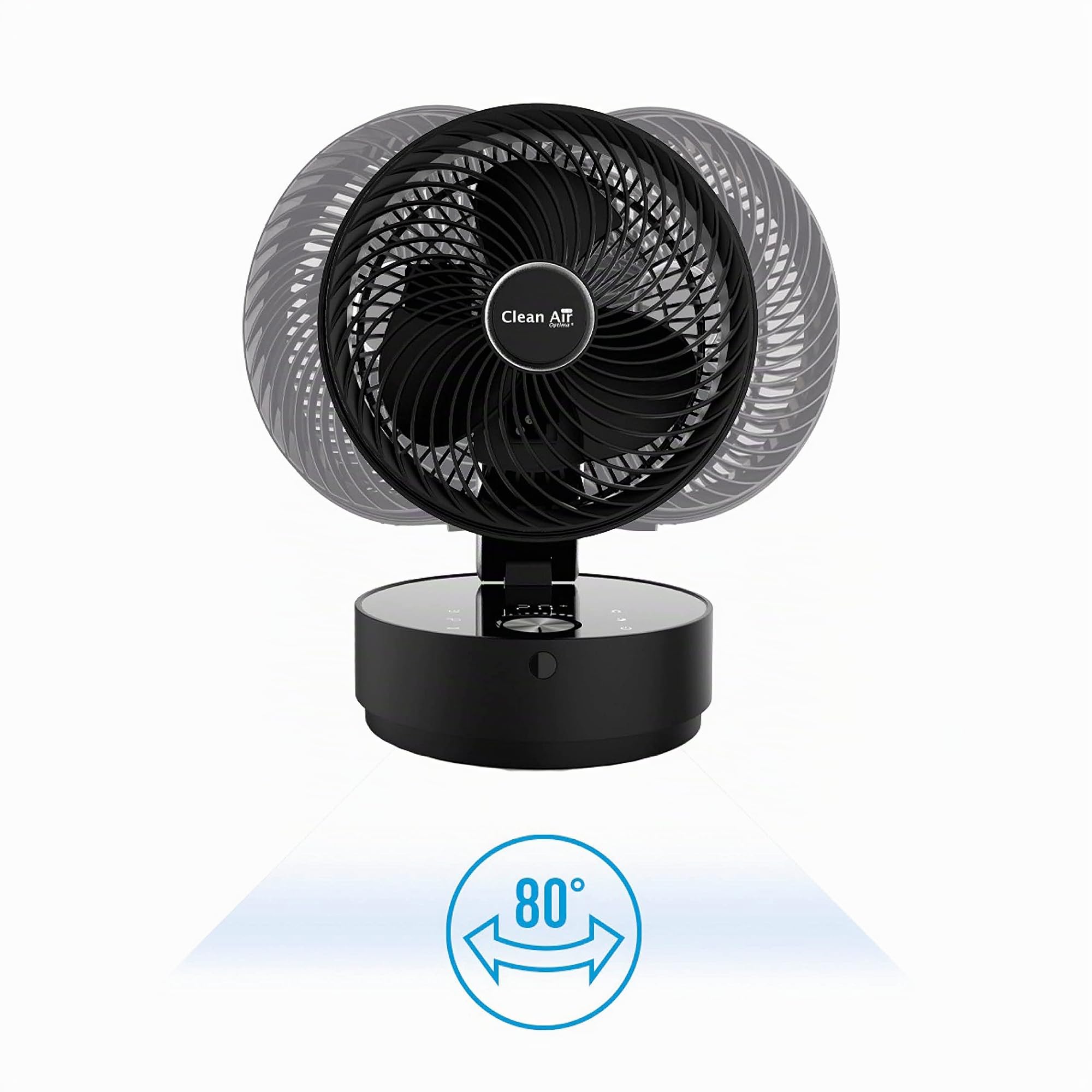clean-air-optima-ca-404-design-zirkulator-ventilator-mit-ionisator-schwarz image 2