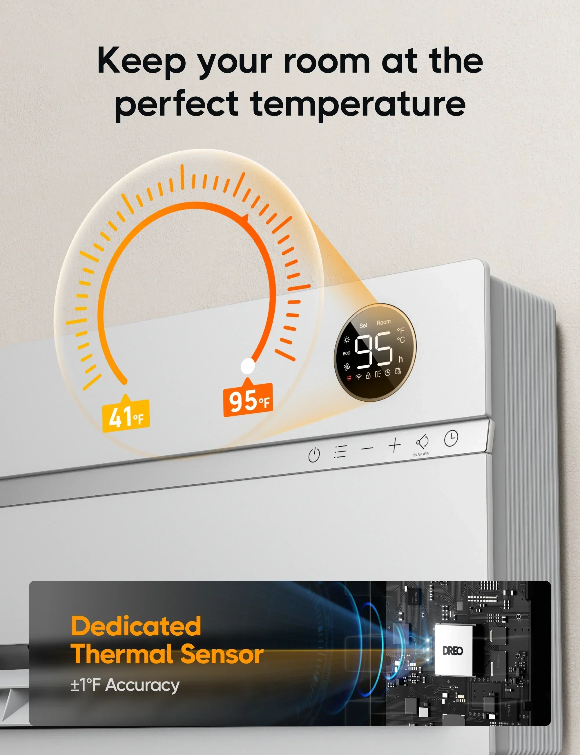 dreo-smart-wall-mounted-heater-719s-wandheizung image 8