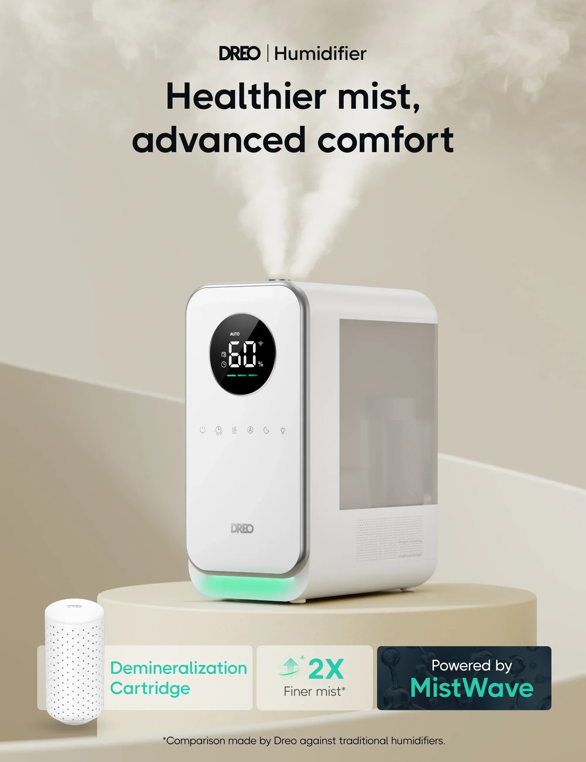 dreo-smart-humidifier-612s-luftbefeuchter-5l image 3