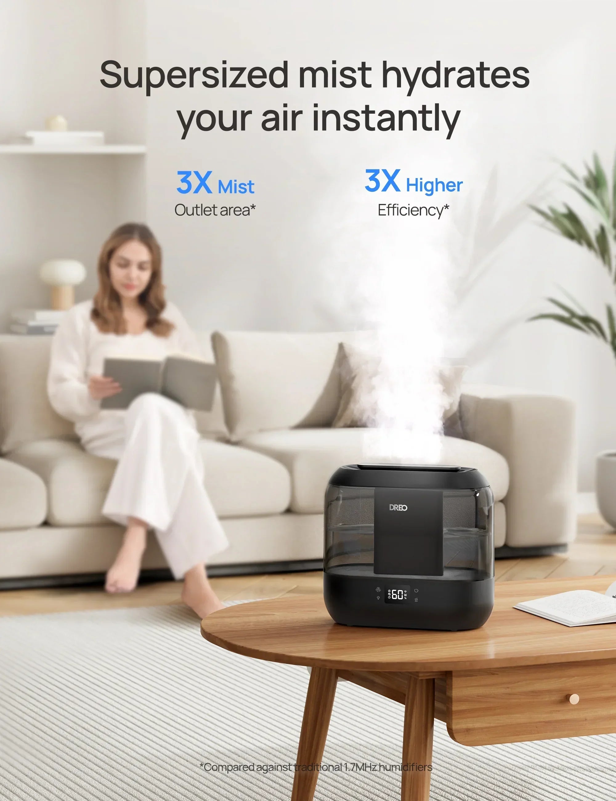 dreo-smart-humidifier-311s-4l-luftbefeuchter-mit-auto-modus image 3