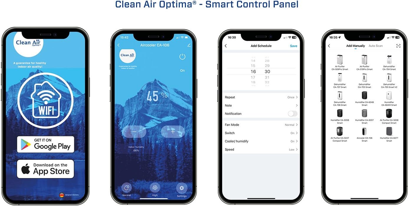 clean-air-optima-ca-106-smart-4in1-luftk-hler-luftreiniger-luftbefeuchter-ventil image 5