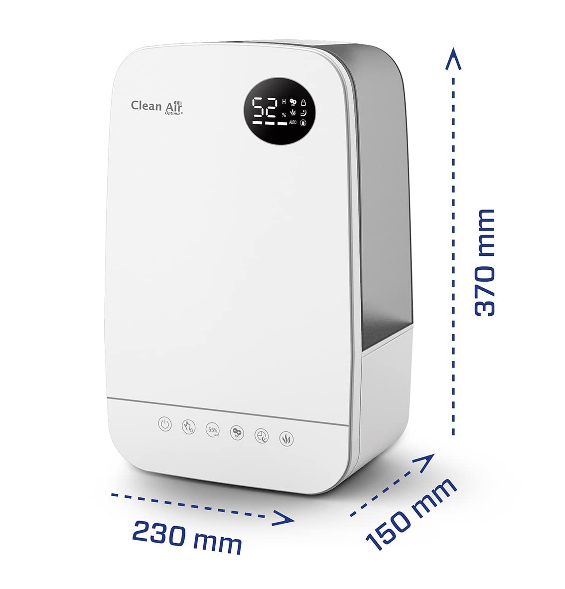 clean-air-optima-ca-606-ultraschall-luftbefeuchter-5-l-schwarz-wei image 7