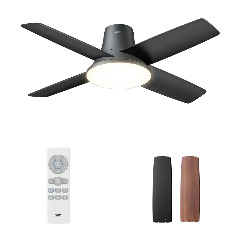 dreo-deckenventilator-513-112-cm-mit-licht-fernbedienung image 1