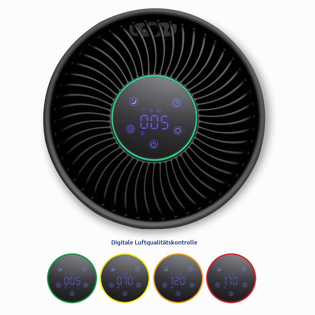 clean-air-optima-ca-503b-compact-smart-luftreiniger-hepa-uv-led image 2