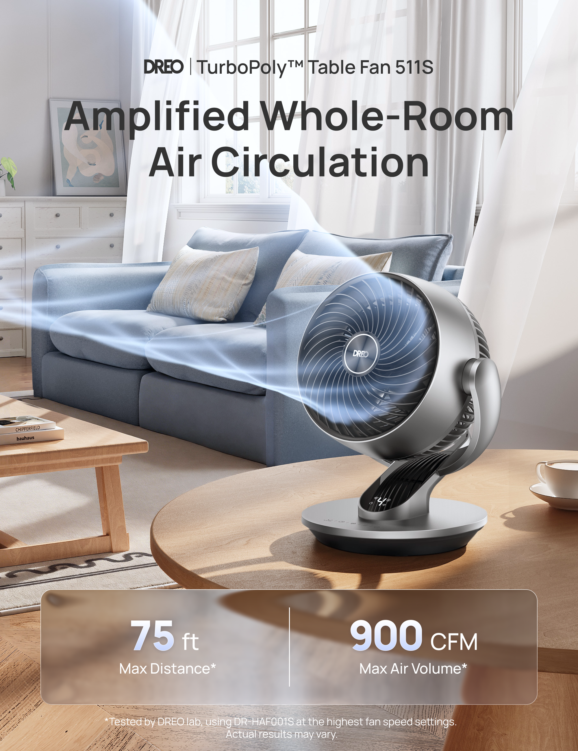 dreo-turbopoly-table-fan-511s-tischventilator-smart image 3