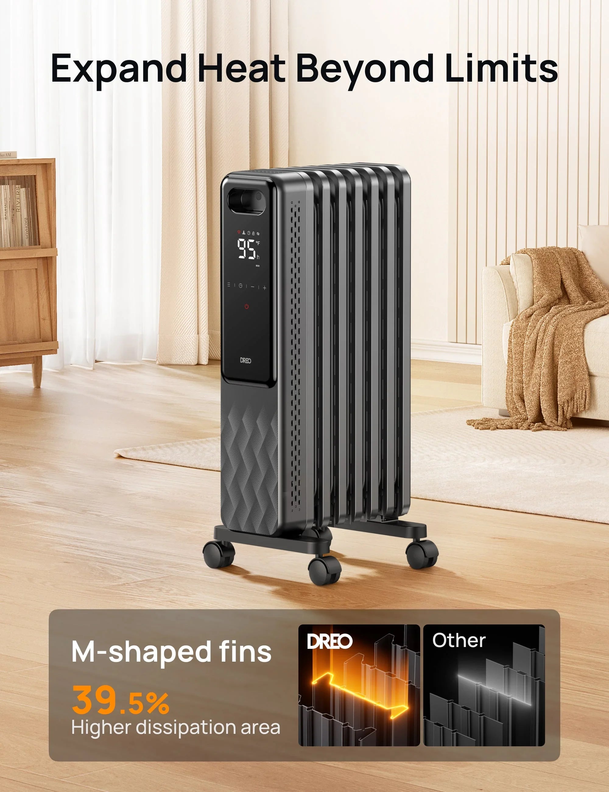 dreo-oil-filled-radiator-310-lradiator-mit-fernbedienung image 5