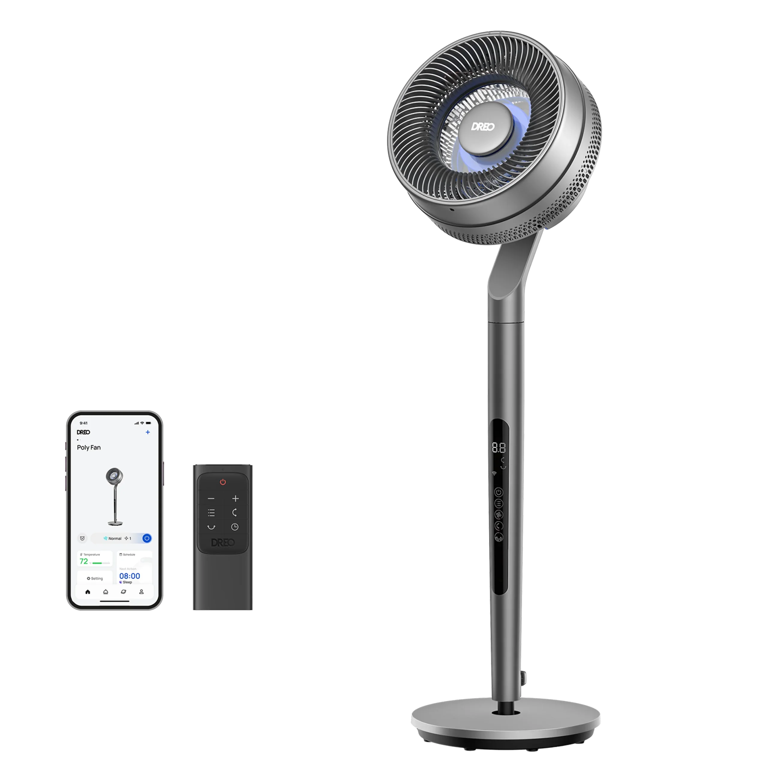 dreo-turbopoly-fan-715s-standventilator image 2