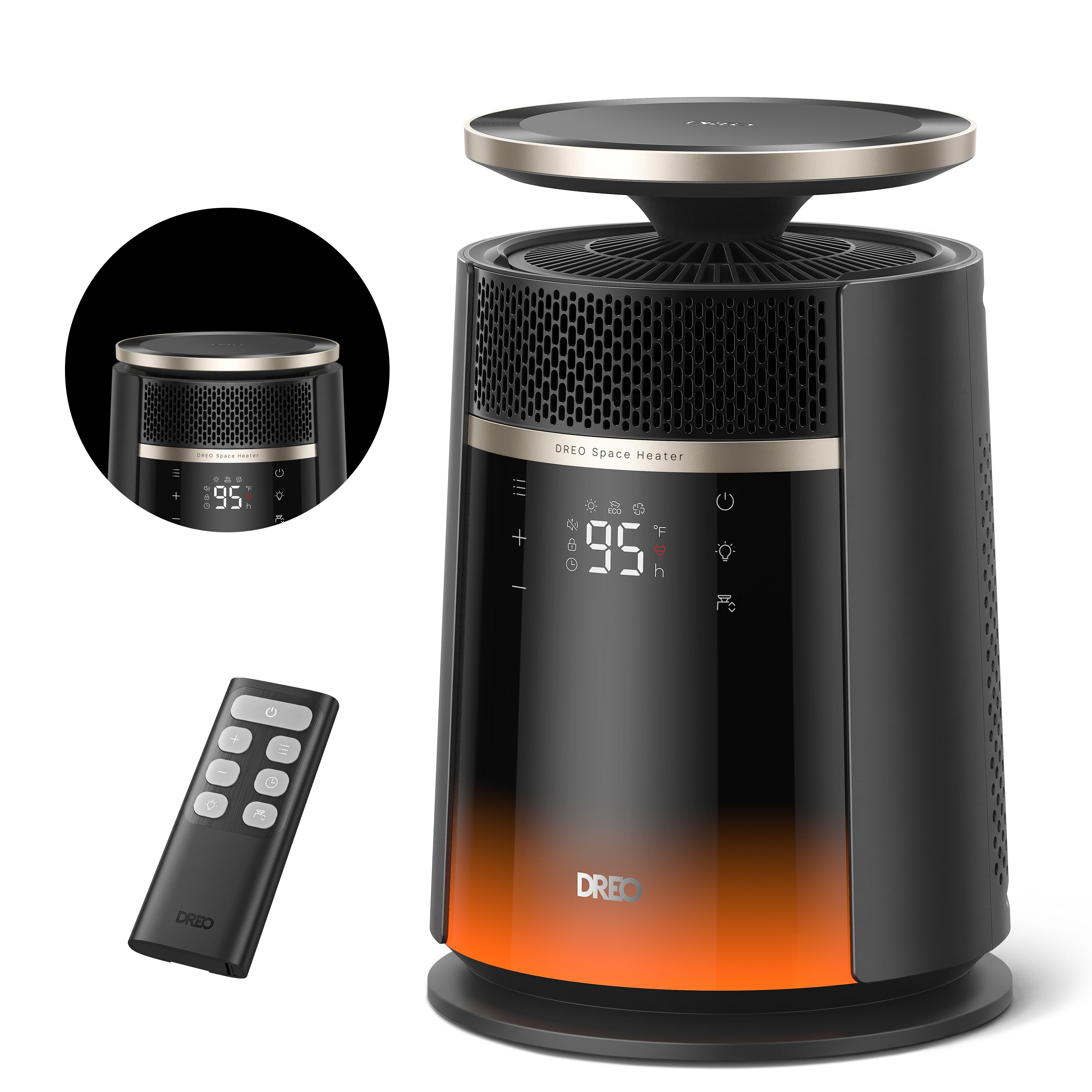 dreo-whole-room-heater-720-heizung-1500w-mit-eco-modus image 1