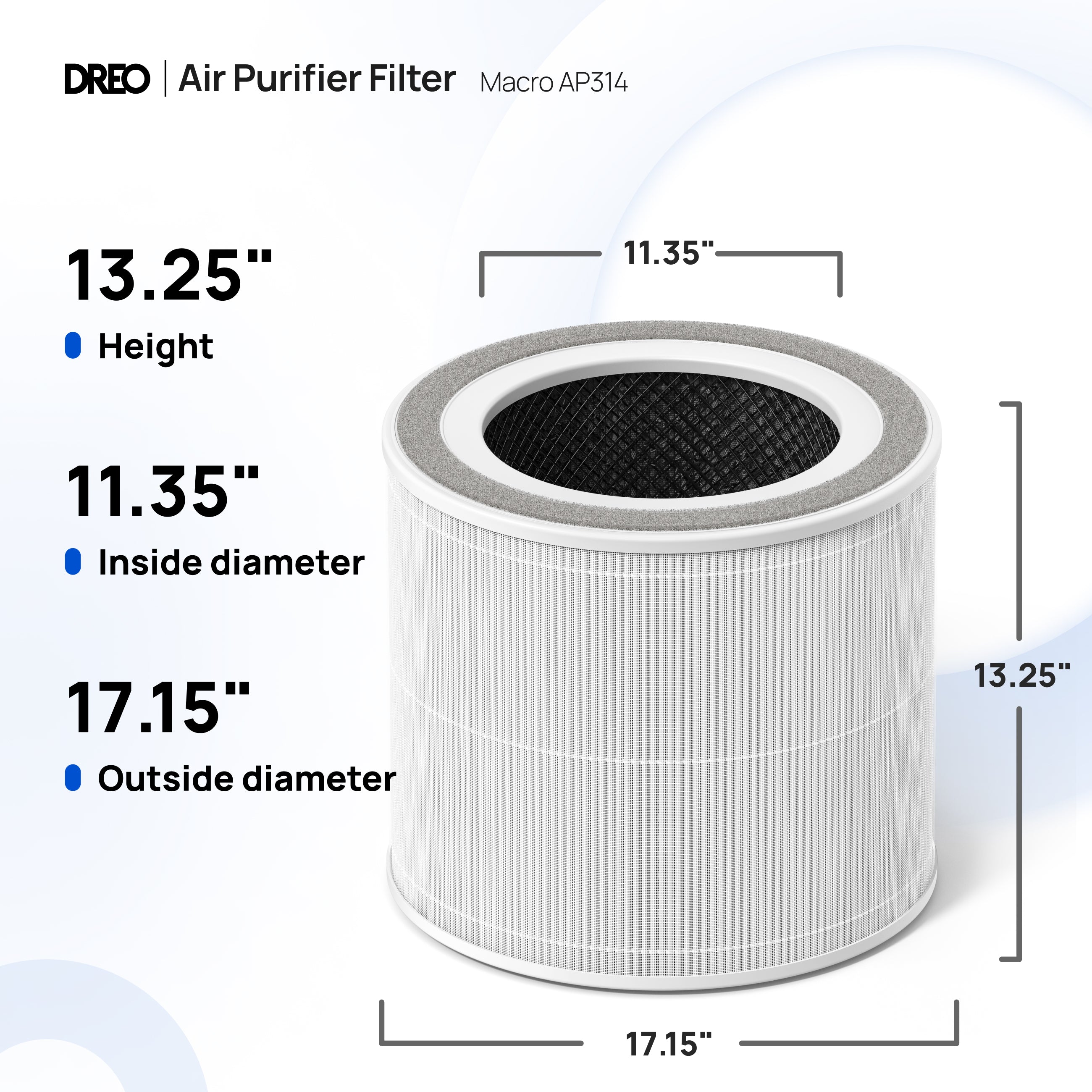 dreo-macro-ap314-ersatzfilter-3-in-1-hepa image 5