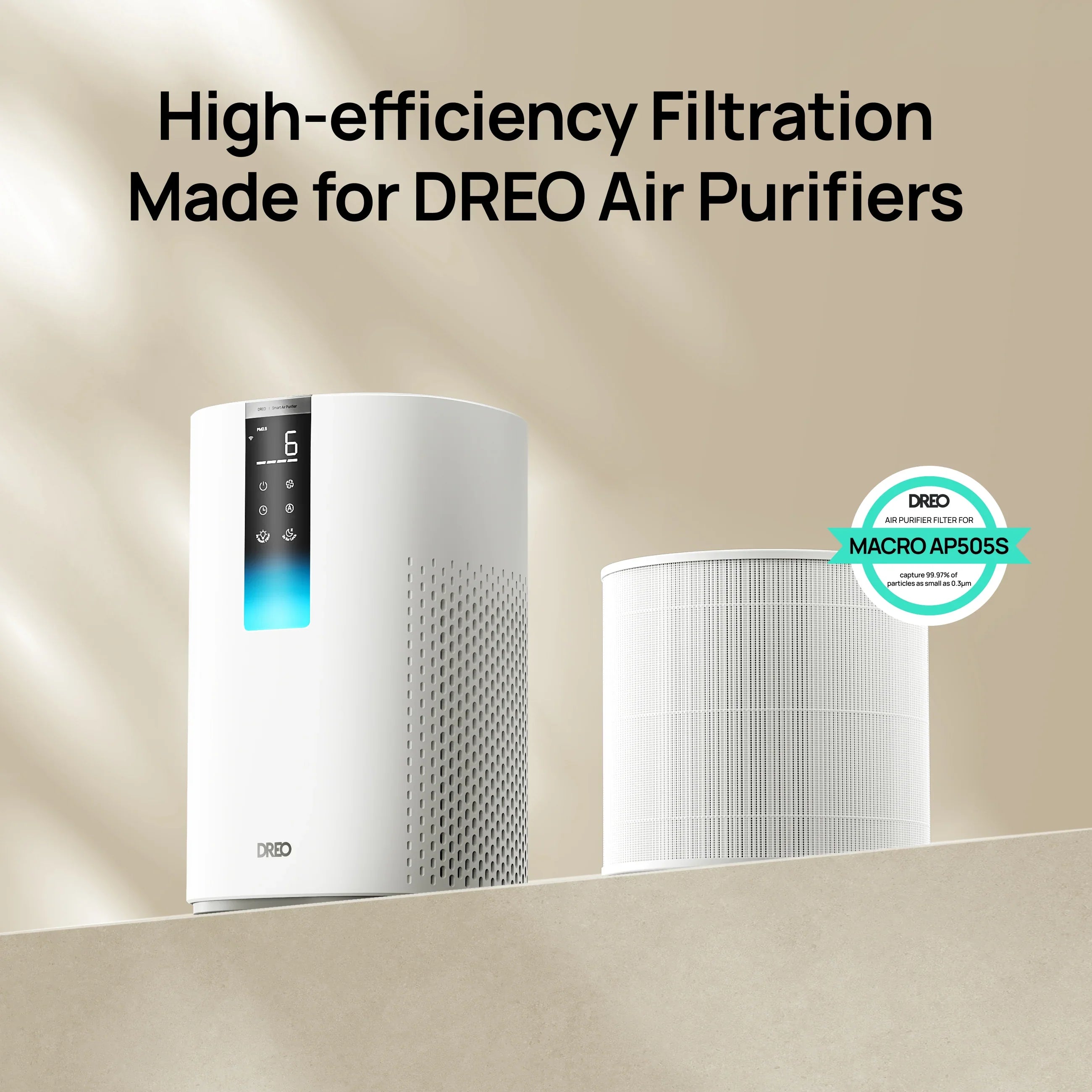 dreo-ersatzfilter-f-r-smart-air-purifier-macro-505s image 8
