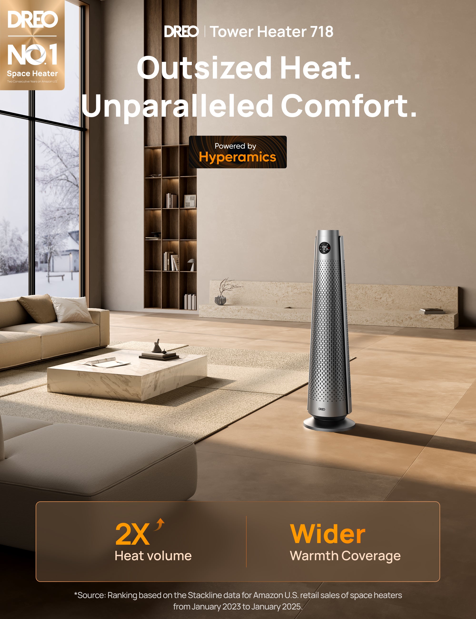 dreo-tower-heater-718-735s-smart-luftbefeuchter-11l-bundle image 3