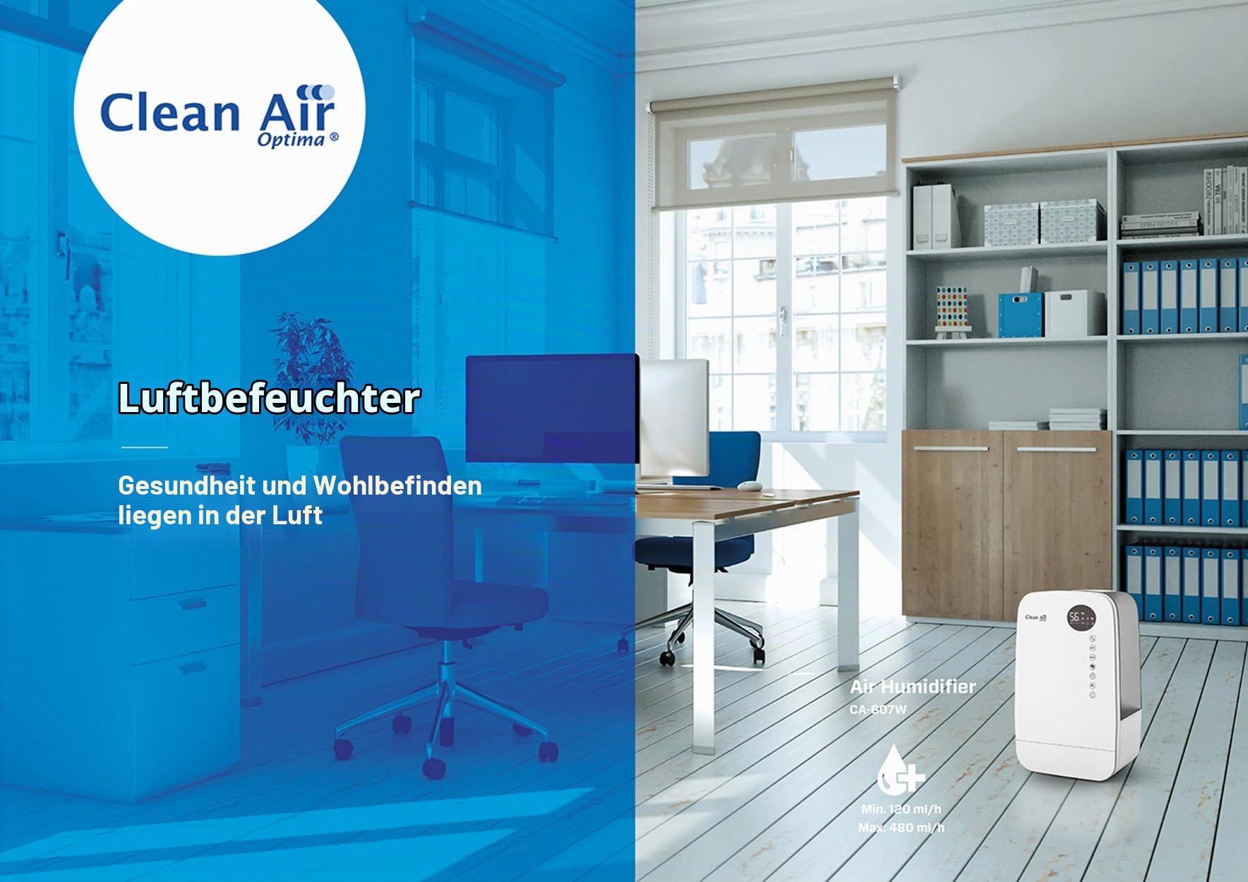 clean-air-optima-ca-607w-smart-luftbefeuchter-ultraschall-5-5-l-f-r-65-m-mit-uvc image 8