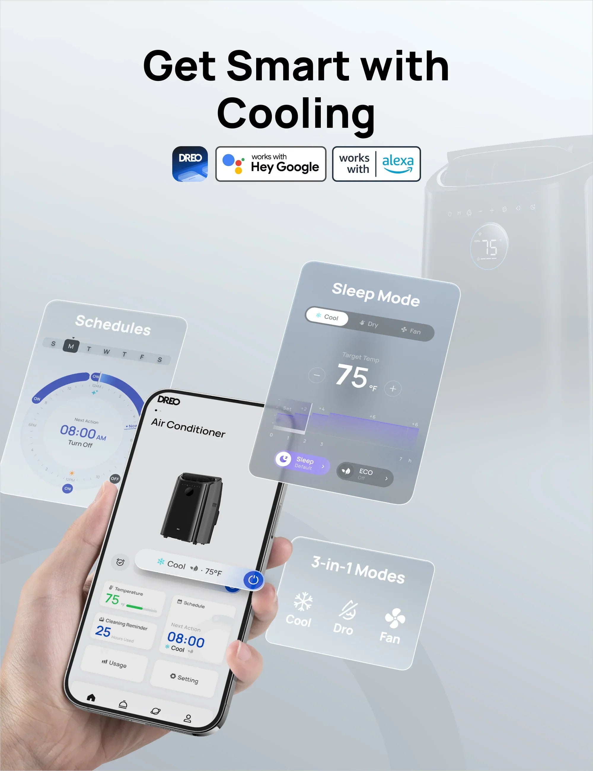 dreo-smart-air-conditioner-515s-mobile-klimaanlage-12-000-btu image 7