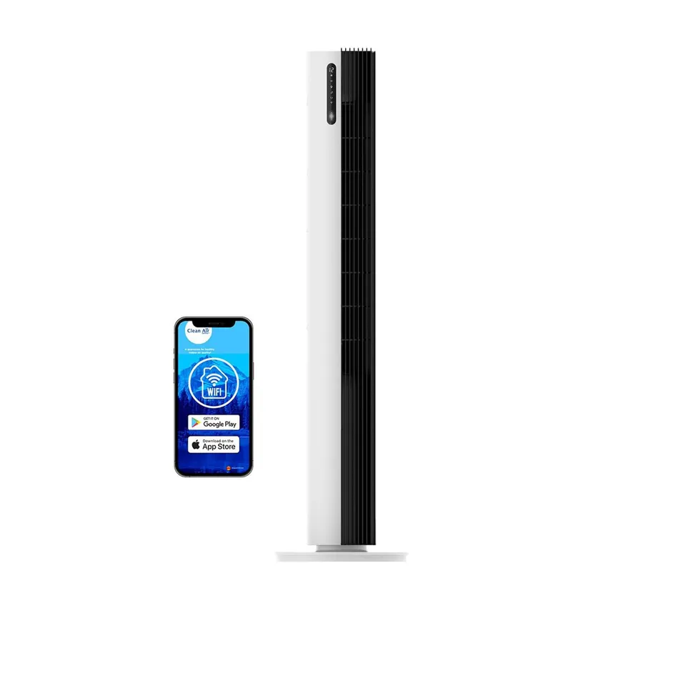 clean-air-optima-ca-407-smart-turmventilator-wei-schwarz-500m-h-app image 1