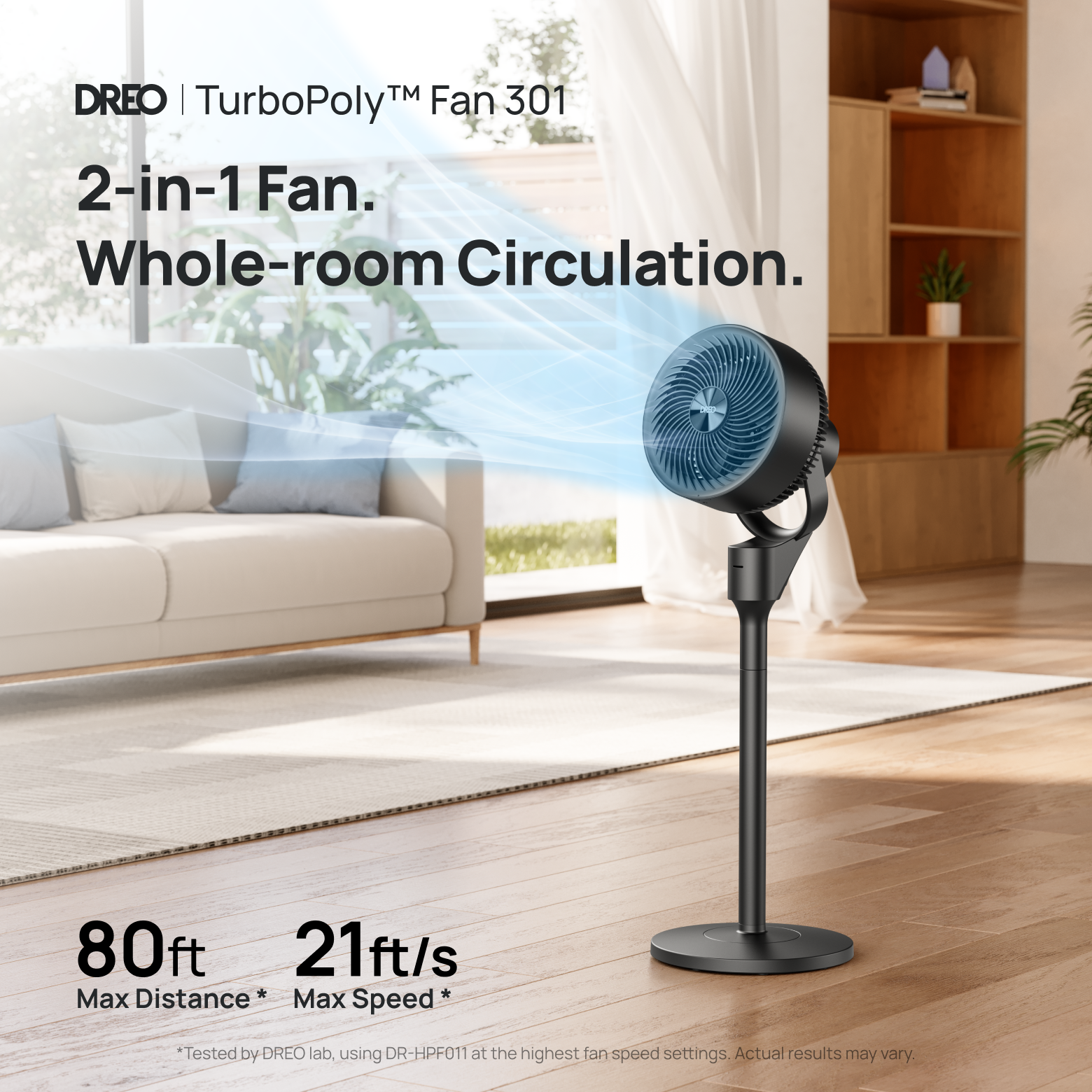 dreo-turbopoly-fan-301-2-in-1-tisch-standventilator-aroma image 5