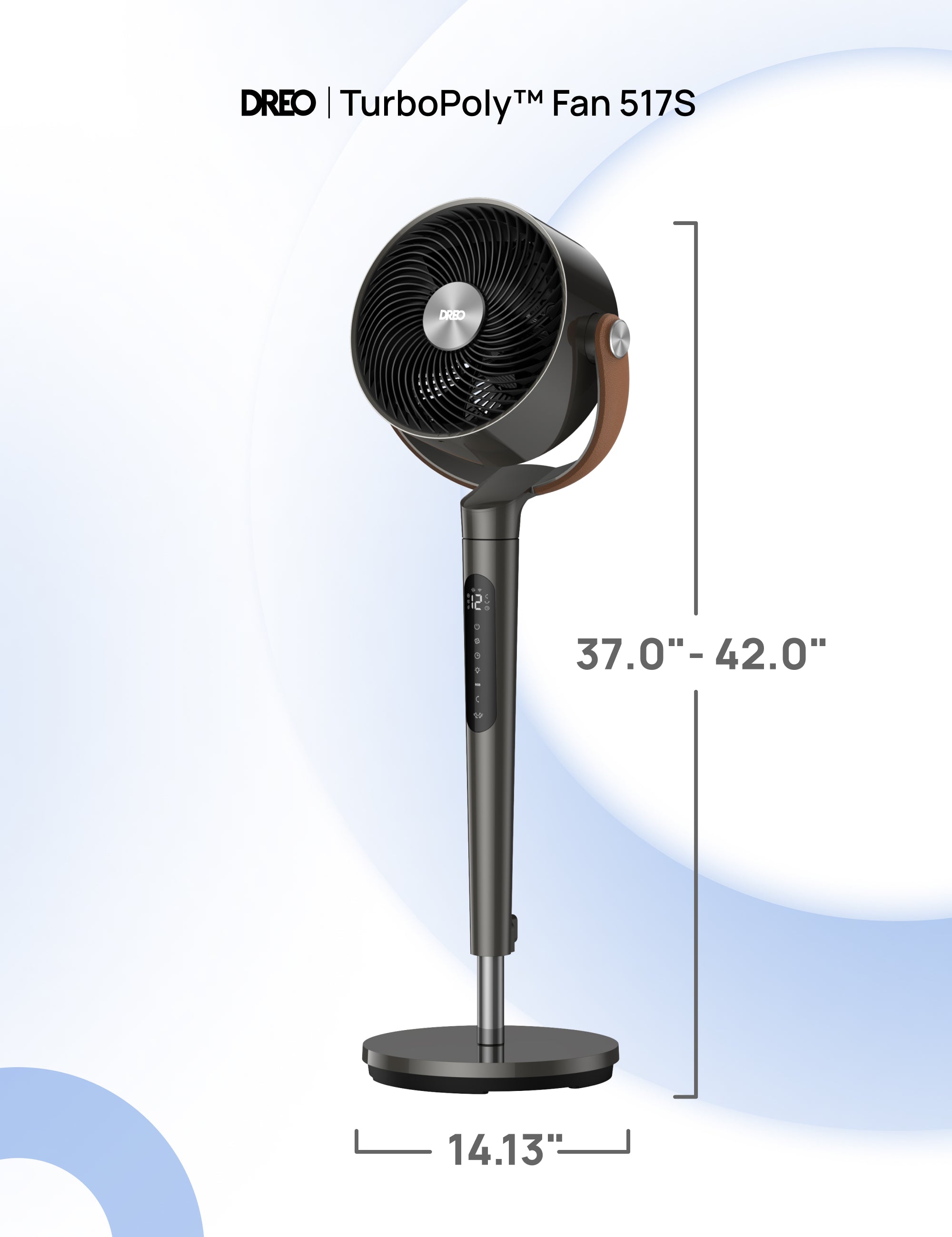dreo-turbopoly-fan-517s-luftzirkulator-mit-rgb image 8