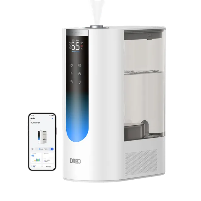 dreo-smart-humidifier-813s-6l-luftbefeuchter-mit-warm-und-kaltnebel image 1