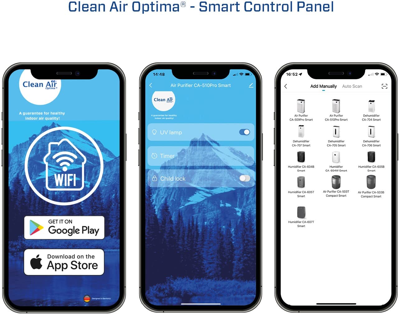 clean-air-optima-ca-510pro-smart-hepa-uv-c-ionisator-luftreiniger-f-r-bis-110-m image 4
