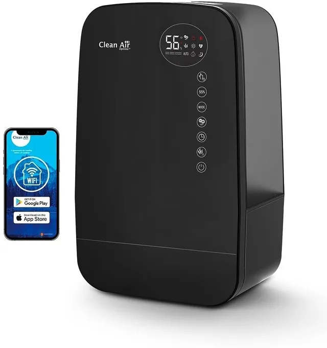 clean-air-optima-ca-607b-smart-luftbefeuchter-5-5-l-mit-ionisator-und-aroma-blac image 1