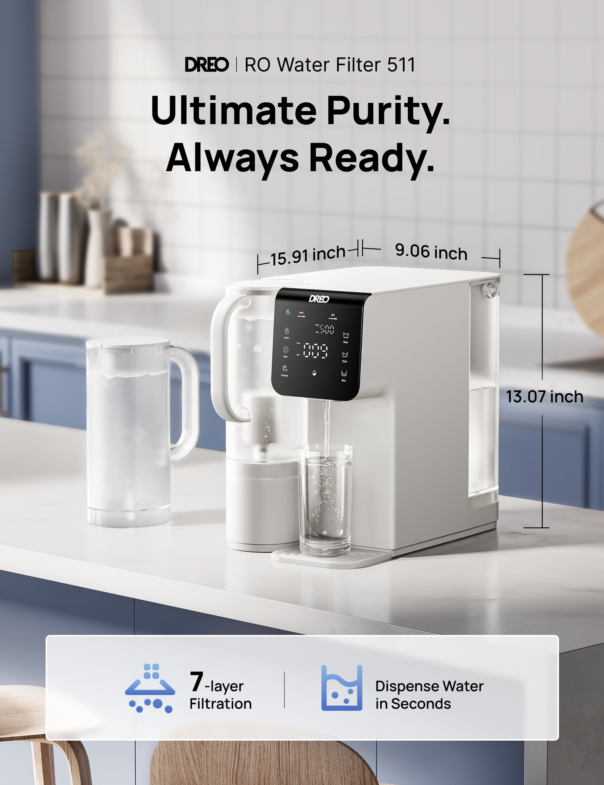 dreo-ro-water-filter-511-umkehrosmose-wasserfilter-2 image 2