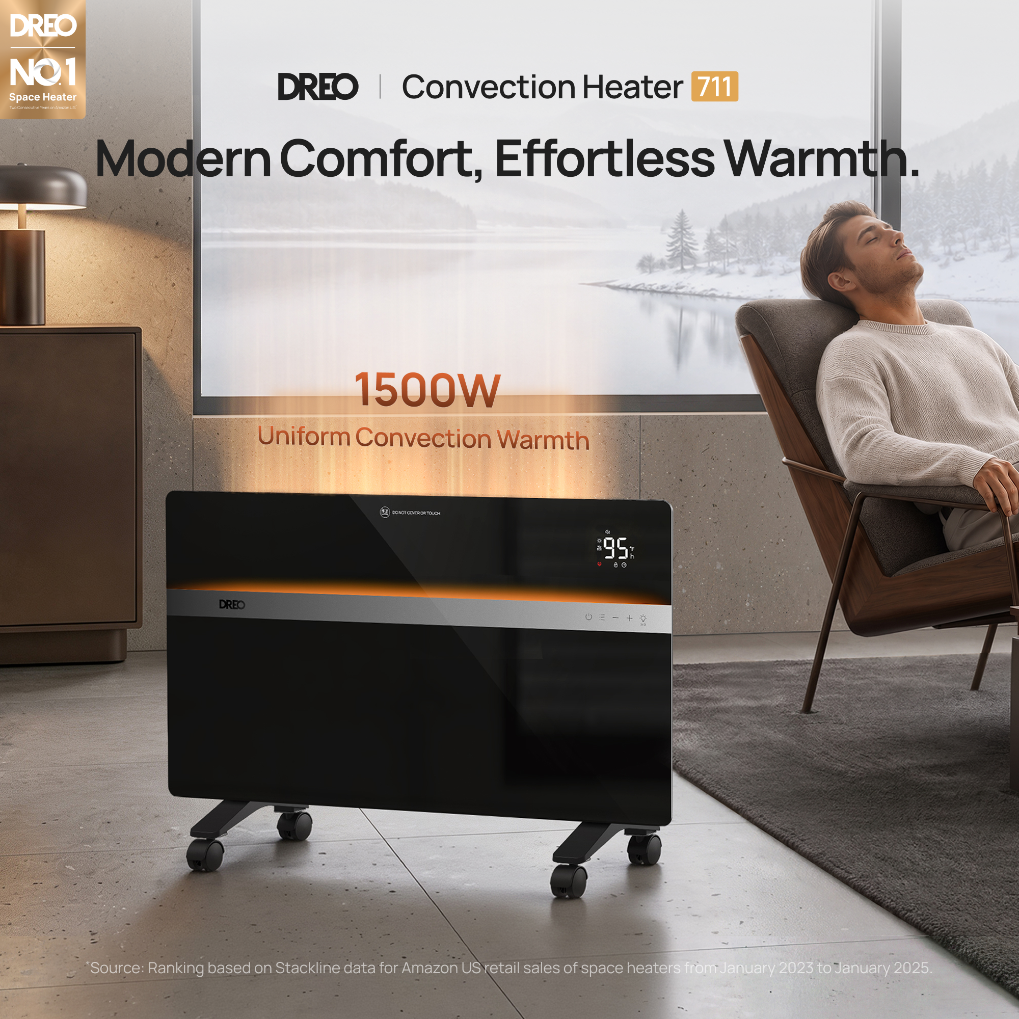 dreo-convection-heater-711-konvektor-1500w image 2