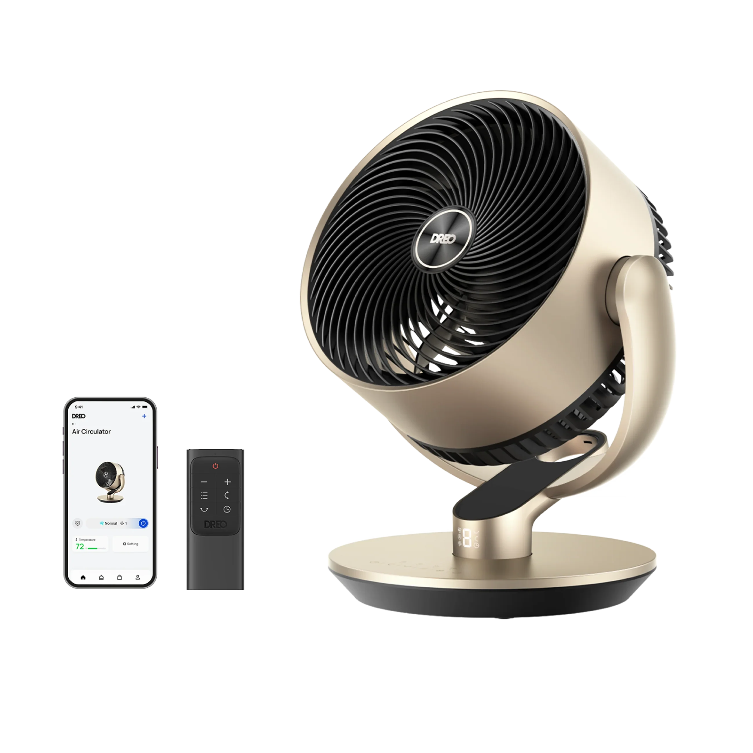 dreo-turbopoly-table-fan-714s-tischventilator image 1