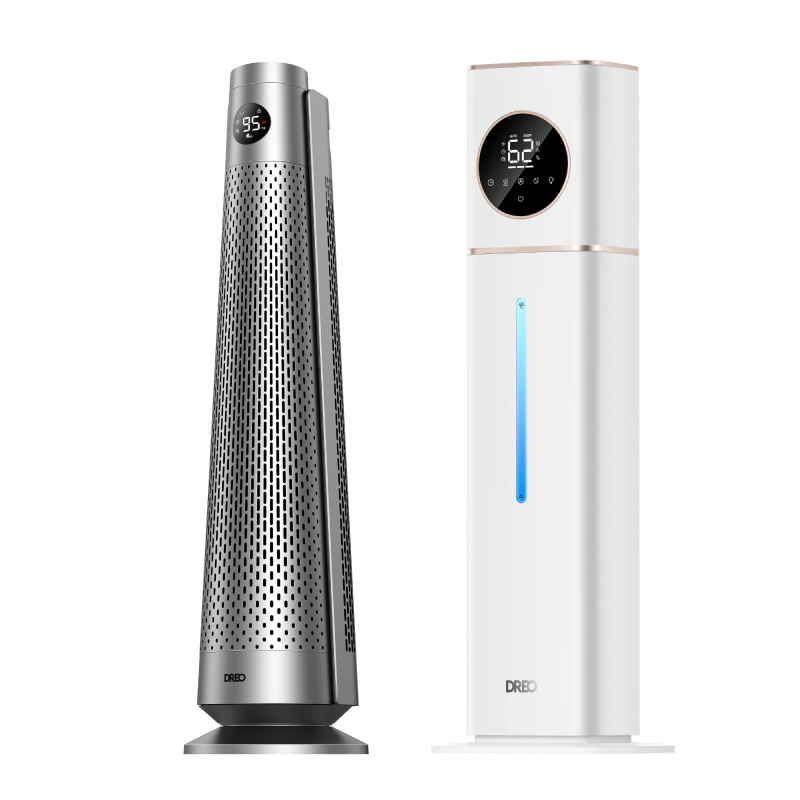 dreo-tower-heater-718-735s-smart-luftbefeuchter-11l-bundle image 1