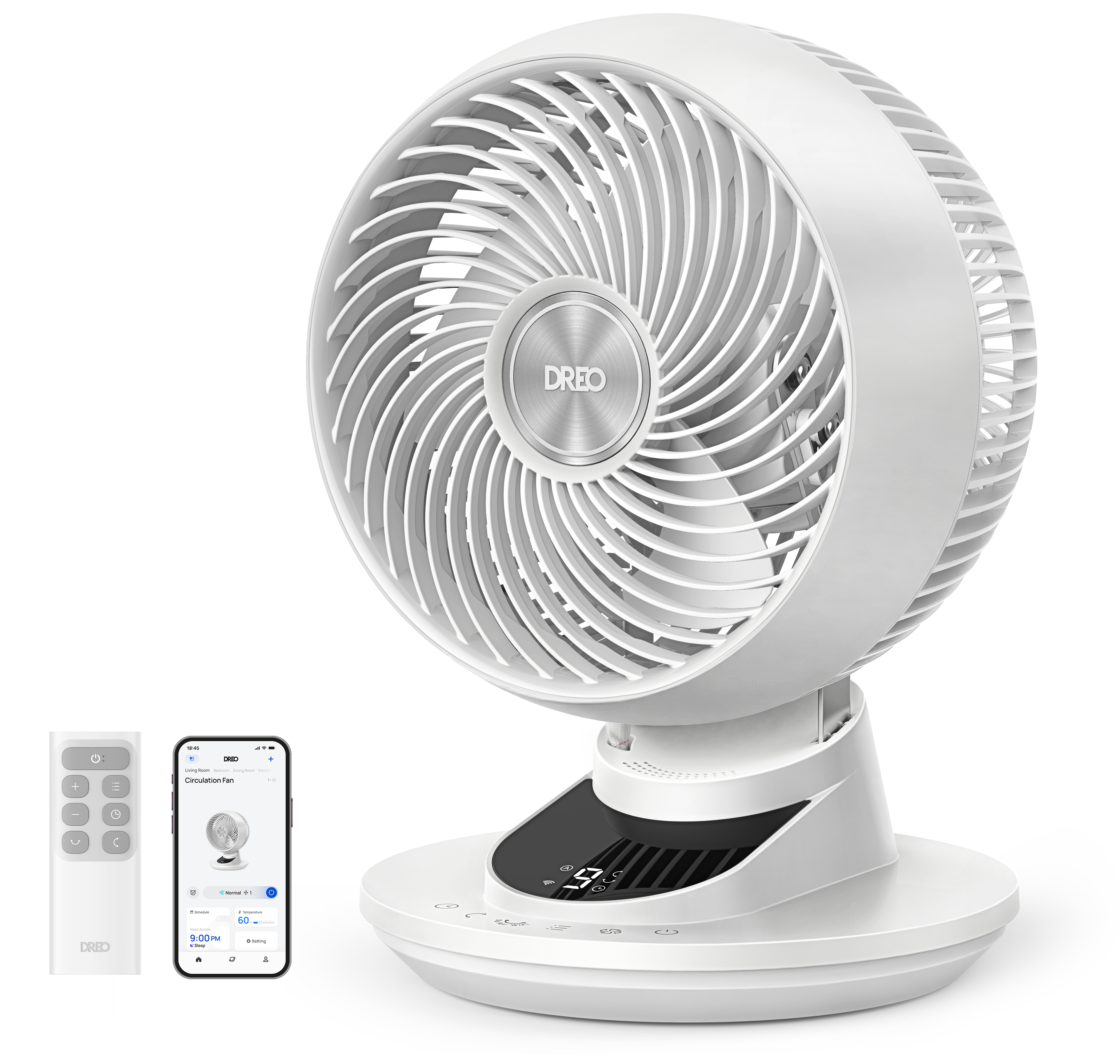 dreo-turbopoly-tischventilator-565s-smart-30-cm image 7