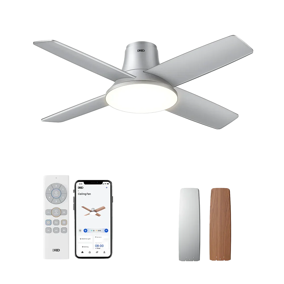 dreo-smart-deckenventilator-513s-44-zoll-mit-licht-und-fernbedienung image 2