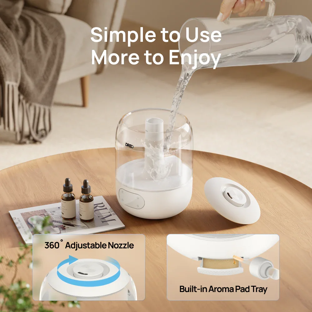 dreo-smart-humidifier-306s-3l-ultraschall-luftbefeuchter-mit-aroma image 8