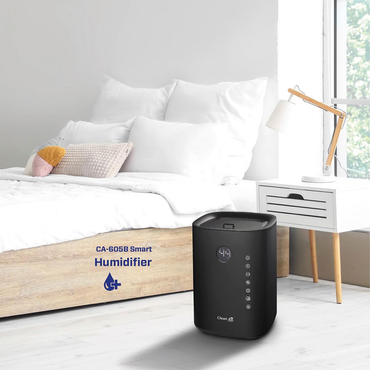 clean-air-optima-ca-605b-smart-luftbefeuchter-5l-mit-uvc-aromatherapie-schwarz image 7