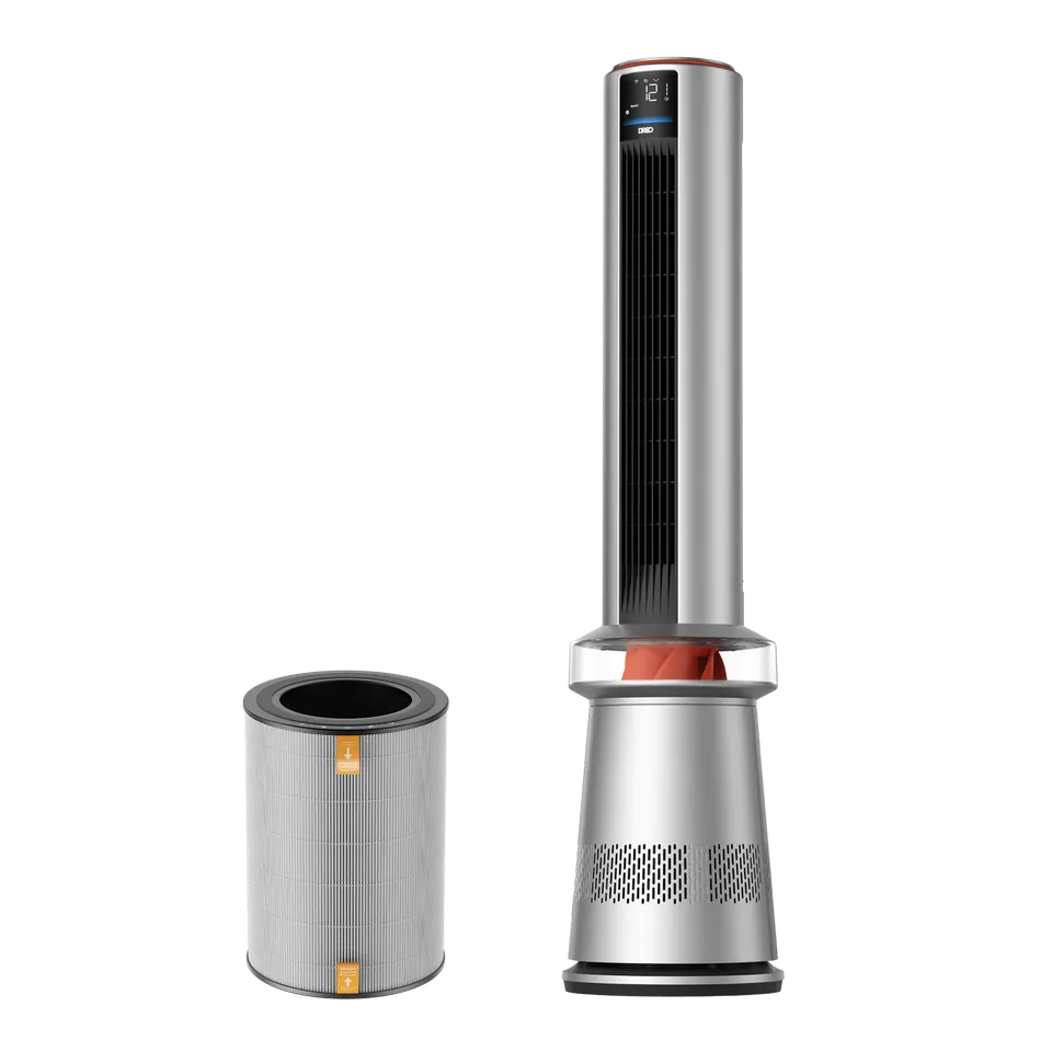 dreo-air-purifier-tower-fan-710s-luftreiniger-ventilator-mit-hepa-ersatzfilter image 1